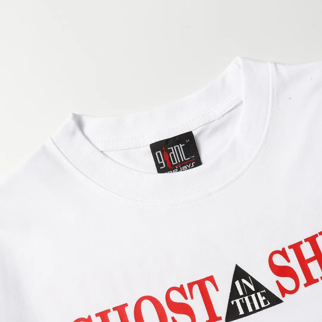 Saint Michael series trendy T craft drawing round neck short sleeves Style number: D3182P110 Color: White Size: S M L XL
